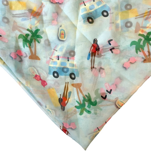 Unique Vintage Retro Vintage Barbie Print Blue Camper Adventure Print - Picture 4 of 4